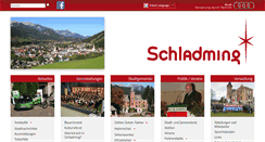 Desktop Screenshot of gemeinde.schladming.at