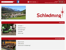 Tablet Screenshot of gemeinde.schladming.at